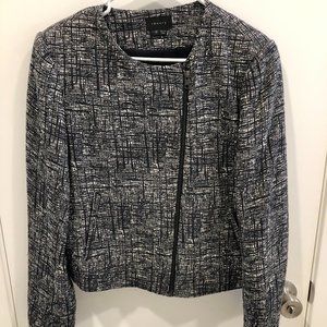 Theory asymmetric zip blazer